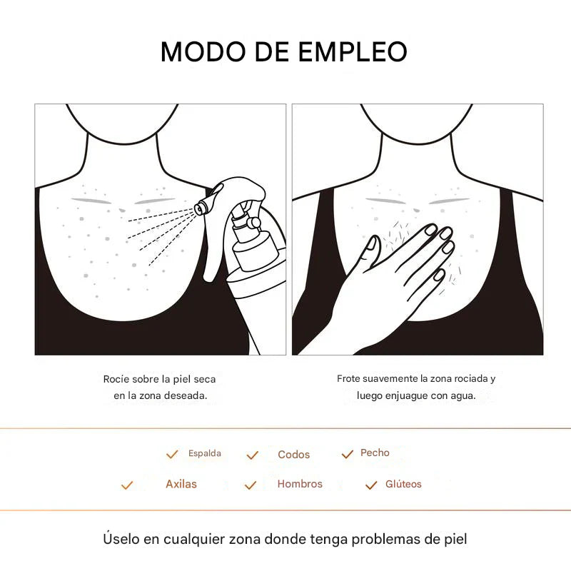EXFOLIANTE MELAXIN PARA ACLARAR PARTES OSCURAS
